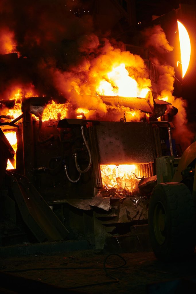 Industrial furnace and thermal processing